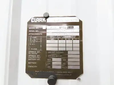 General Electric Clark EV-T5PS Power Mosfet Control System Off Of NPR20 Forklift
