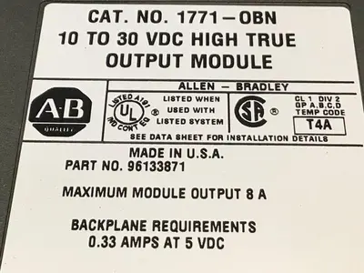 USED ALLEN BRADLEY 1771-OBN