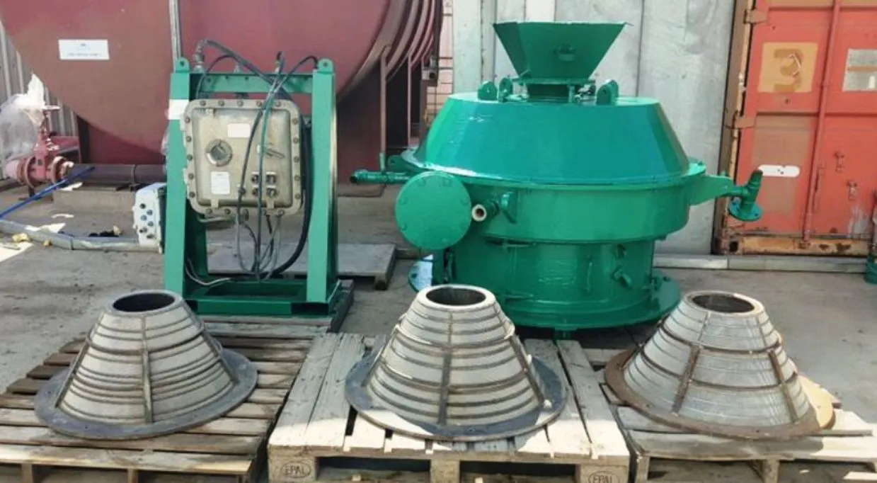 Elgin CSI-03 vertical cuttings dryer, SS.