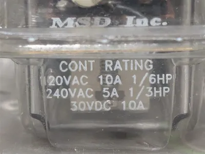 MSD Inc. 314XCX199 General Purpose Relay 120V New NIB