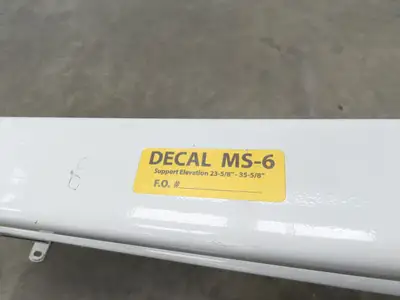 Hytrol MS-6 36"W Conveyor Leg Stationary Floor Support 23-5/8" to 35-5/8"H WHITE