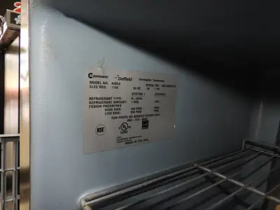 Used Delfield Used DELFIELD 406-CA Under Counter Commercial Refrigerator 120V Undercounter Refrigerators Illinois US | Falcon Restaurant Supply #1376459
