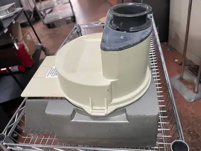 Used Robot Coupe Used Robot Coupe CL400 Continuous Feed Food Processor Attachment with 2 Blades. Food, Restaurant, & Bakery Parts & Accessories Illinois US | Falcon Restaurant Supply #1376077