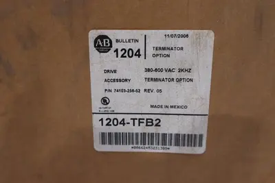 NEW Allen Bradley Bulletin 1204-TFB2 Ser A Motor Terminator - STOCK GF429