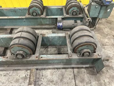 20 TON ARONSON MODEL #WWR-20 POWERED TANK TURNING ROLL SET WITH DRIVE & IDLER: STOCK #22313