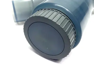 USED GEORG FISCHER ANGLE SEAT 3" CHECK VALVE TYPE 304 PVC-U DN80 PN10 EPDM