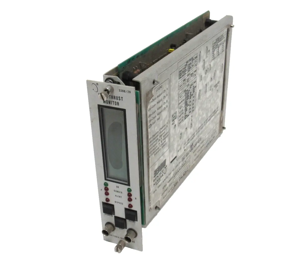 USED BENTLY NEVADA 3300/20-01-01-00-00-00 THRUST MONITOR PWA79482-01