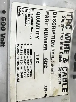 NEW TPC WIRE & CABLE 84312