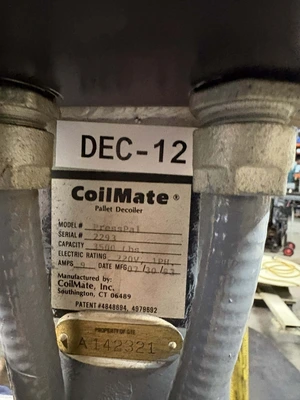 COILMATE PRESSPAL 3500 Uncoilers | Global Machine Brokers, LLC (8)