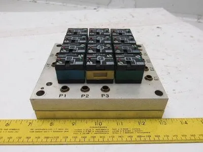 Rexroth Crouzet 81521501 Pneumatic Logic Component And Element Manifold Assembly