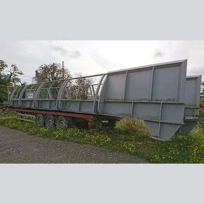 2m x 16m 24-Ton Steel Beam Pedestrian Bridge