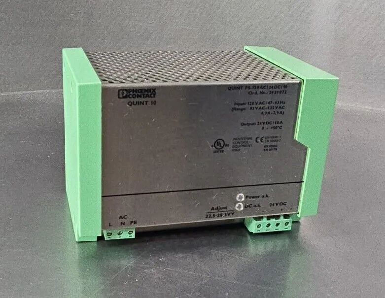 Phoenix Contact QUINT PS-120AC/24DC/10 Power Supply. 4E-17