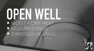 HOT FOOD TABLES - 2 - 3 - 4 - 5 PANS - SEE VIDEOS