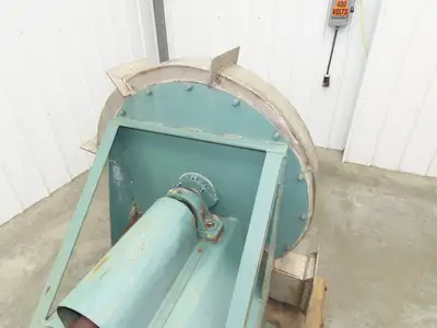 Koppers Centrifugal Blower Fan 33" Wheel 10" In 8x5" Out Stainless Food Grade