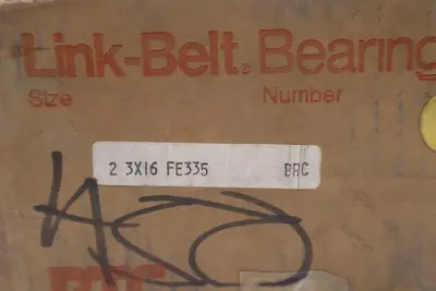 FMC FE335 LINK BELT BALL BEARING 2-3/16" STOCK #B-778