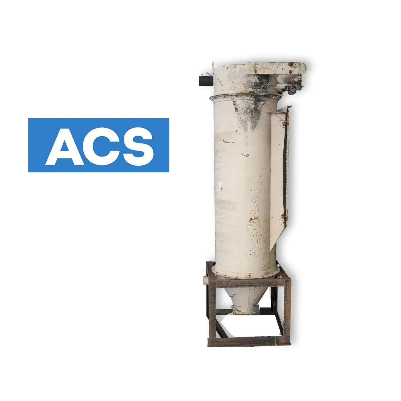 Used 28" Diameter Cylindrical Filter Receiver Dust Collector Carbon Steel