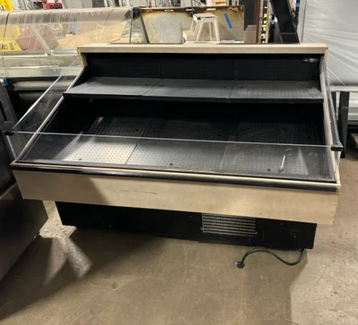 72-0479 JSI RBS046H 75" Self Contained Slanted Produce Display Cooler Case