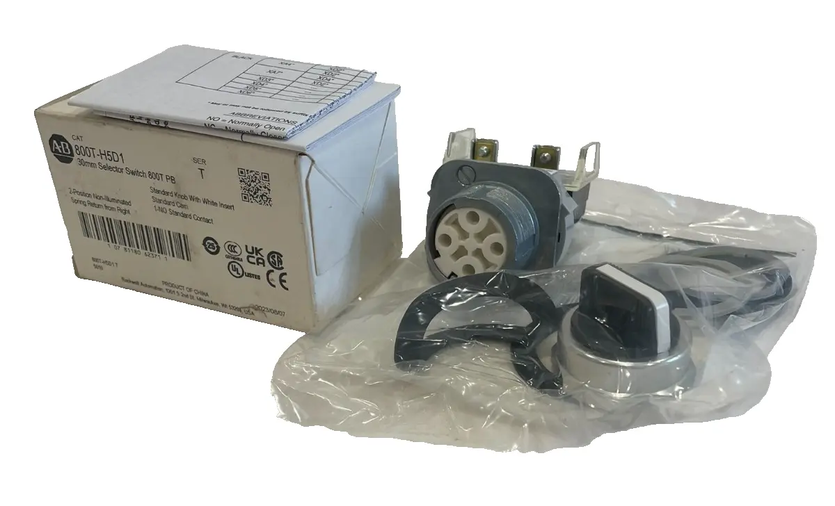 ALLEN BRADLEY 800T-H5D1 SELECTOR SWITCH SER T 800TH5D1