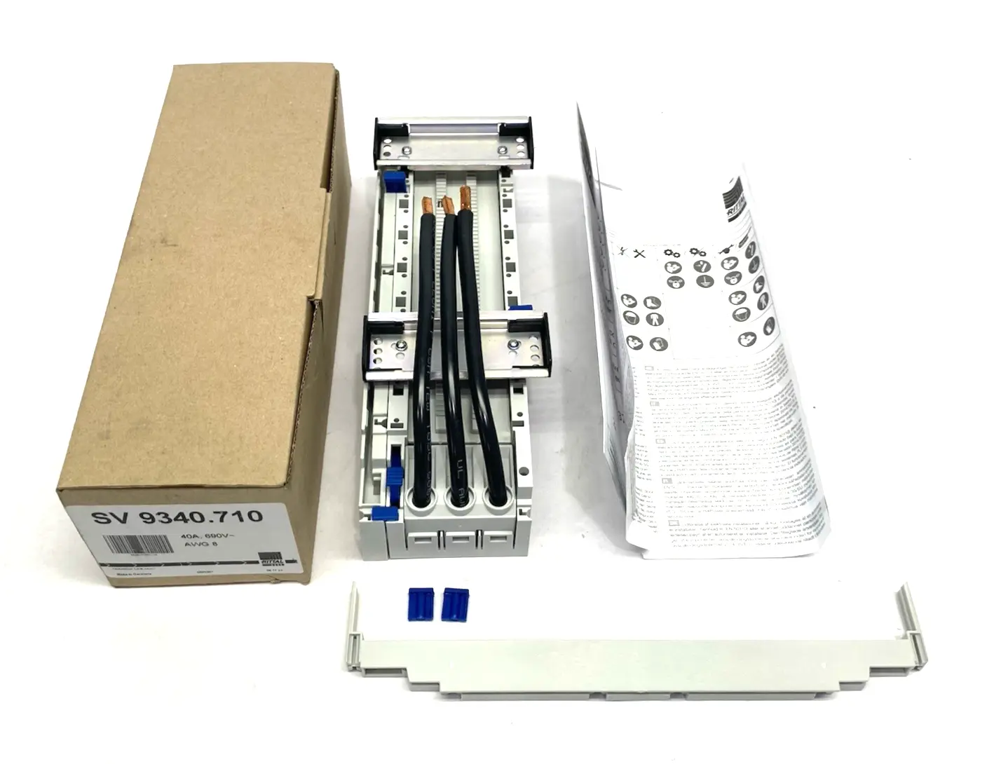 New | in-Stock Rittal Busbar OM Adapter w/ Connection Cables 9340710 Electrical Fittings Michigan US | Maverick Industrial Sales #1400669