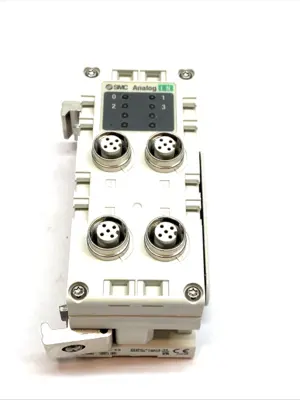 USED SMC ANALOG INPUT UNIT 4-CH M12 24VDC