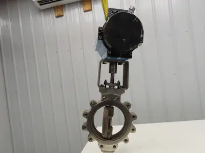 Velan L16-0CP13-DCJA Torqseal 10" Stainless Lug Butterfly Valve w/Rotex Actuator