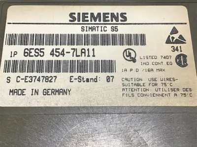 USED SIEMENS 6ES5 454-7LA11