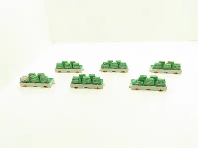 Omron DCN1-4 T-Port Tap DIN Mountable Terminal Lot of 6