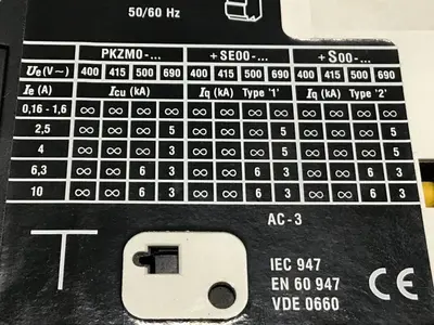 USED MOELLER PKZM0-0.4