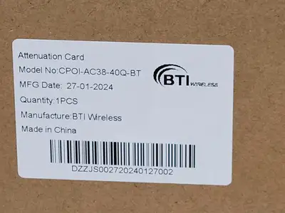 NEW 2024 BTI WIRELESS CPOI-AC38-40Q-BT