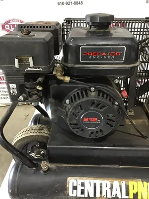 Central Pneumatic Wheelbarrow-Style Air Compressor 212 CC Gasoline Engine