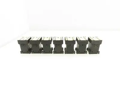 Siemens 3TF2001-0DB4 Contactor 400V 4kW 24VDC Coil 3 Pole Size S00 1NC Lot Of 7