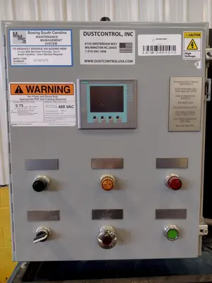 15 HP DUSTCONTROL MODEL #DC-11 & RAF-1600 DUST COLLECTOR SYSTEM: STOCK #17160