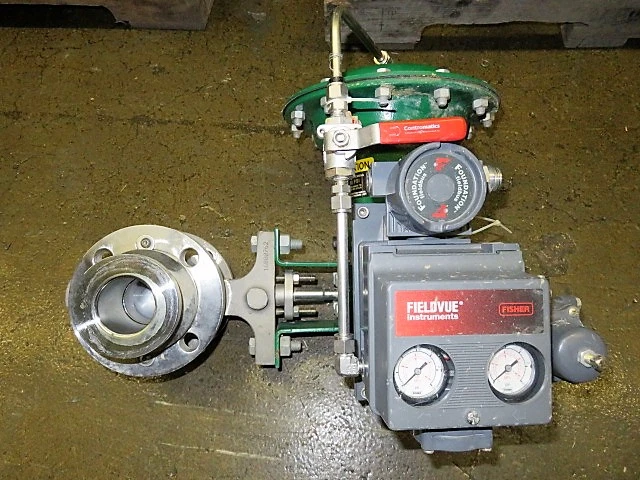 Fisher 2" V150 Control V-Ball Valve , material 316 Stainless