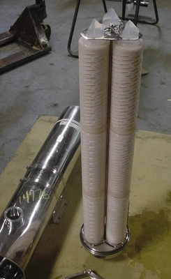 USED CARTRIDGE FILTER BY PALL TRINITY PART# SANW1L09G31H