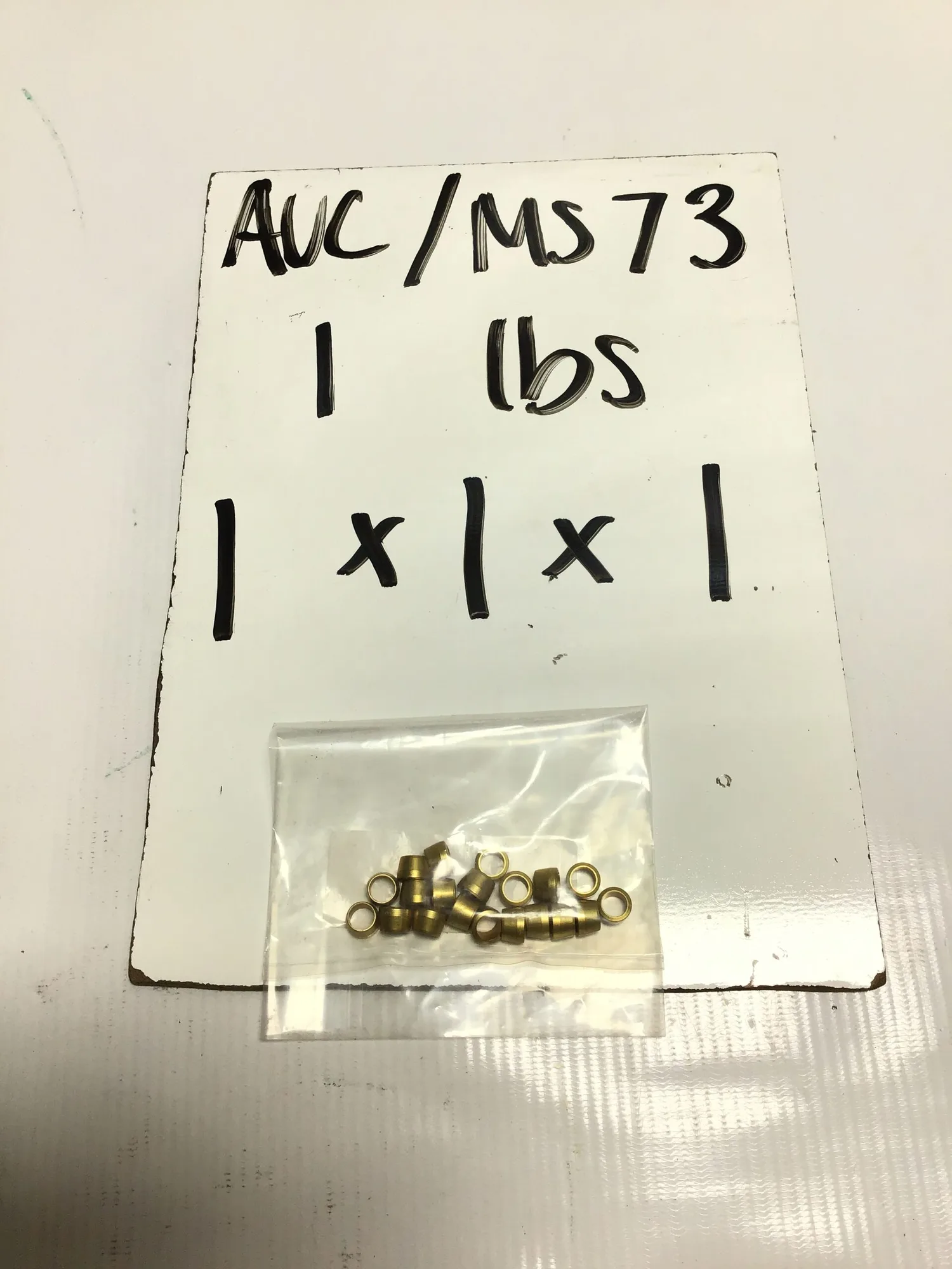 Parker 4TZ-B Brass Fit Compression Sleeve Fitting (20 Pcs)