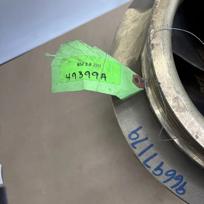 New! Large 8 Vain Brass Impeller With 2 1/2”bore.