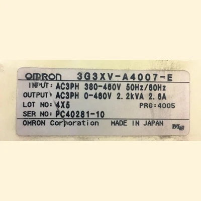 Omron SysDrive 1/2 HP VFD