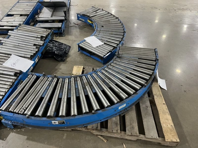 Accuglide/Buschman Roller Conveyer set, Width: 22", Length: 136'