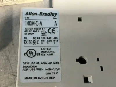 Used ALLENBRADLEY 140MCASA11 Contact Blocks Ohio US | HGR 24 #1547101