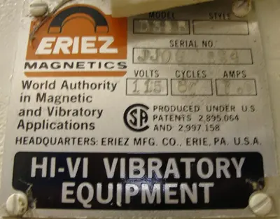 USED ERIEZ D-58B