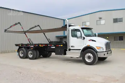 New | in-Stock 2027 PETERBILT 548 Rolloff Trucks Texas US | Roll Off Truck World #1492000