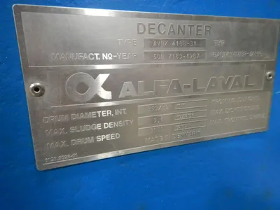 ALFA LAVAL AVNX418B-31 Centrifuge - Decanter | Perry Equipment (26)