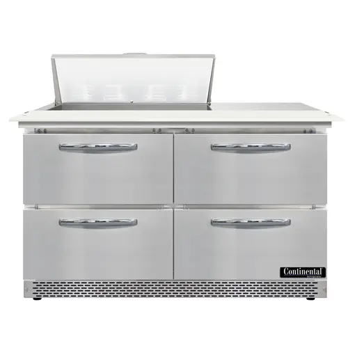Continental D48N8C-FB-D 48" Designer Line Sandwich/salad Prep Table W/ Refrigerated Base, 115v