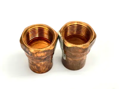 W01070T | Nibco  603 Adapter C x FPT 3/4" Copper 5P018 LOT OF 2 - New Other