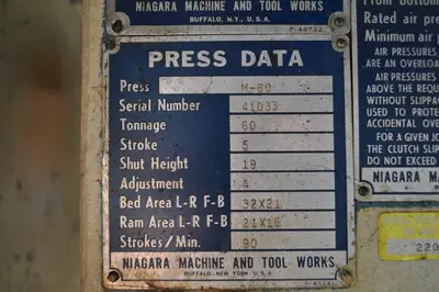USED NIAGARA M-60