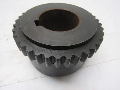 Waldron Gear Size 2-1/8 Powerlign Coupling Assembly 1-5/8"  & 2-1/8"Keyed Bore