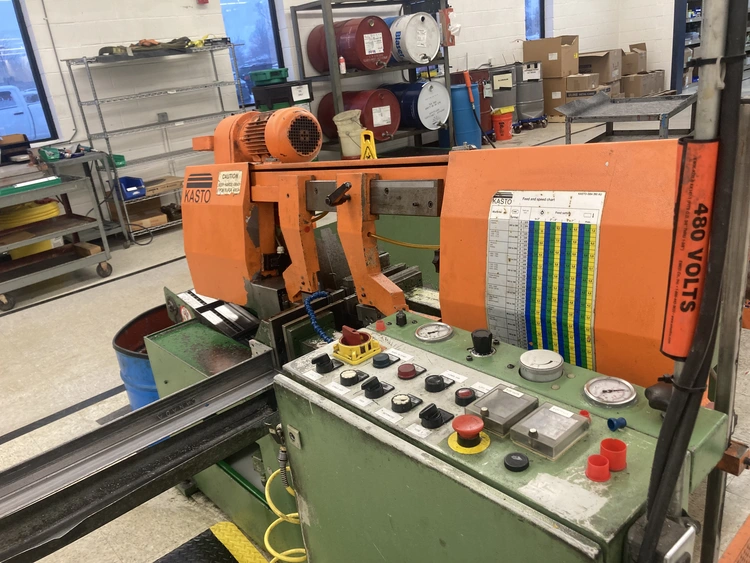 Used 1990 KASTO Sba 250 Horizontal Band Saws Illinois US | 520 Machinery Sales LLC #450331