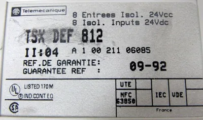 NEW TELEMECANIQUE TSXDEF812 INPUT MODULE 24 VDC