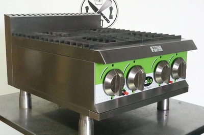 LOLO 24” COUNTERTOP NATURAL GAS 4 BURNER HOT PLATE MODEL LHP424MPF (WITH ELECTRIC IGNITERS)
