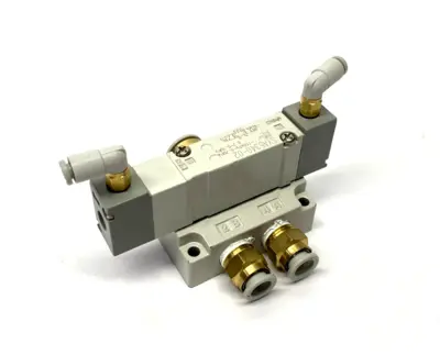 SYA5340-02 | SMC  Air Pilot Valve & Base 1/4" NPT - Used